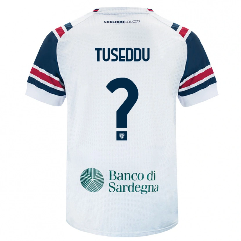Danxen Mulher Camisola Alessio Tuseddu #0 Branco Vermelho Verde Alternativa 2026/27 Camisa