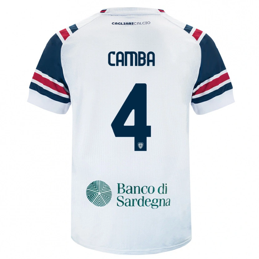 Danxen Mulher Camisola Daniele Camba #4 Branco Vermelho Verde Alternativa 2026/27 Camisa