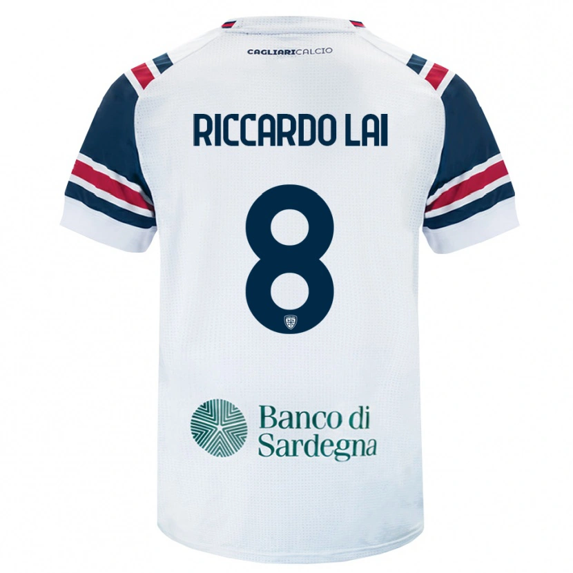 Danxen Mulher Camisola Riccardo Lai #8 Branco Vermelho Verde Alternativa 2026/27 Camisa
