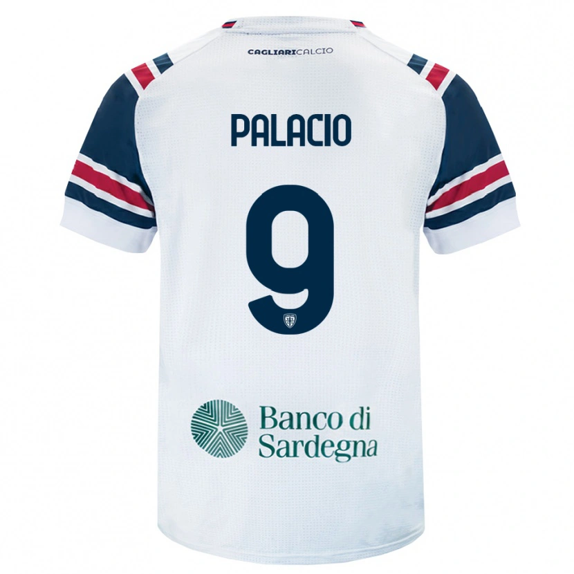 Danxen Mulher Camisola Diego Palacio #9 Branco Vermelho Verde Alternativa 2026/27 Camisa