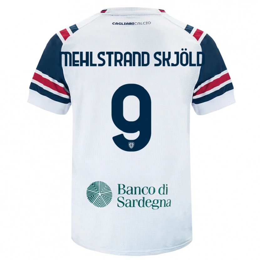 Danxen Mulher Camisola William Mehlstrand Skjöld #9 Branco Vermelho Verde Alternativa 2026/27 Camisa