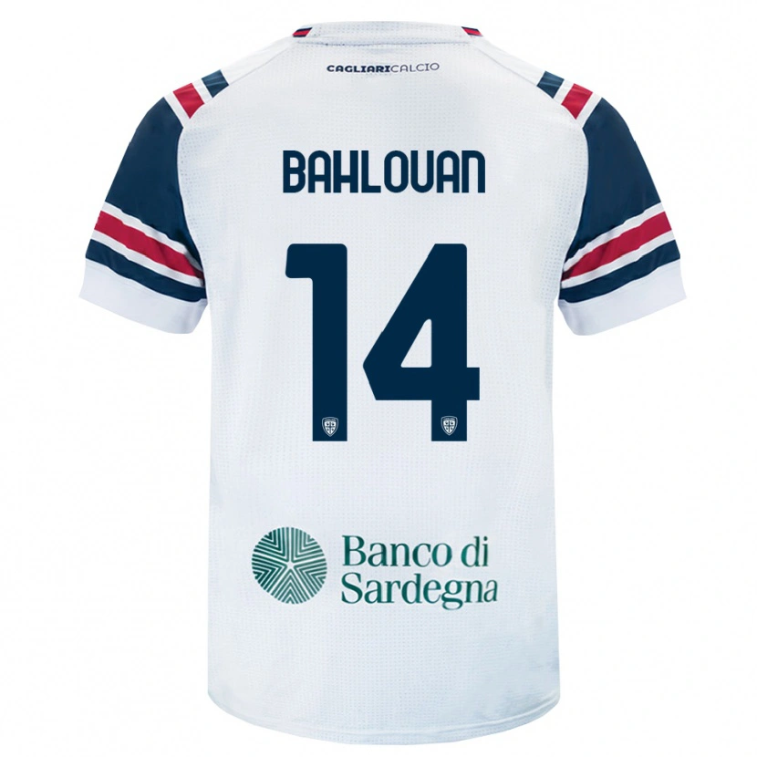 Danxen Mulher Camisola Amine Bahlouan #14 Branco Vermelho Verde Alternativa 2026/27 Camisa