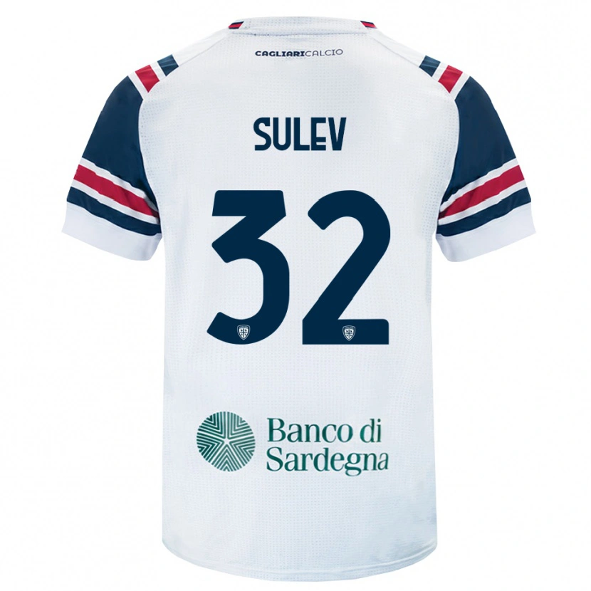 Danxen Mulher Camisola Ivan Sulev #32 Branco Vermelho Verde Alternativa 2026/27 Camisa