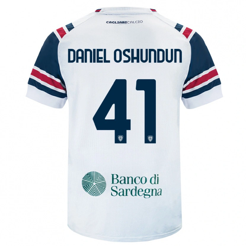 Danxen Mulher Camisola Olasunkanmi Daniel Oshundun #41 Branco Vermelho Verde Alternativa 2026/27 Camisa