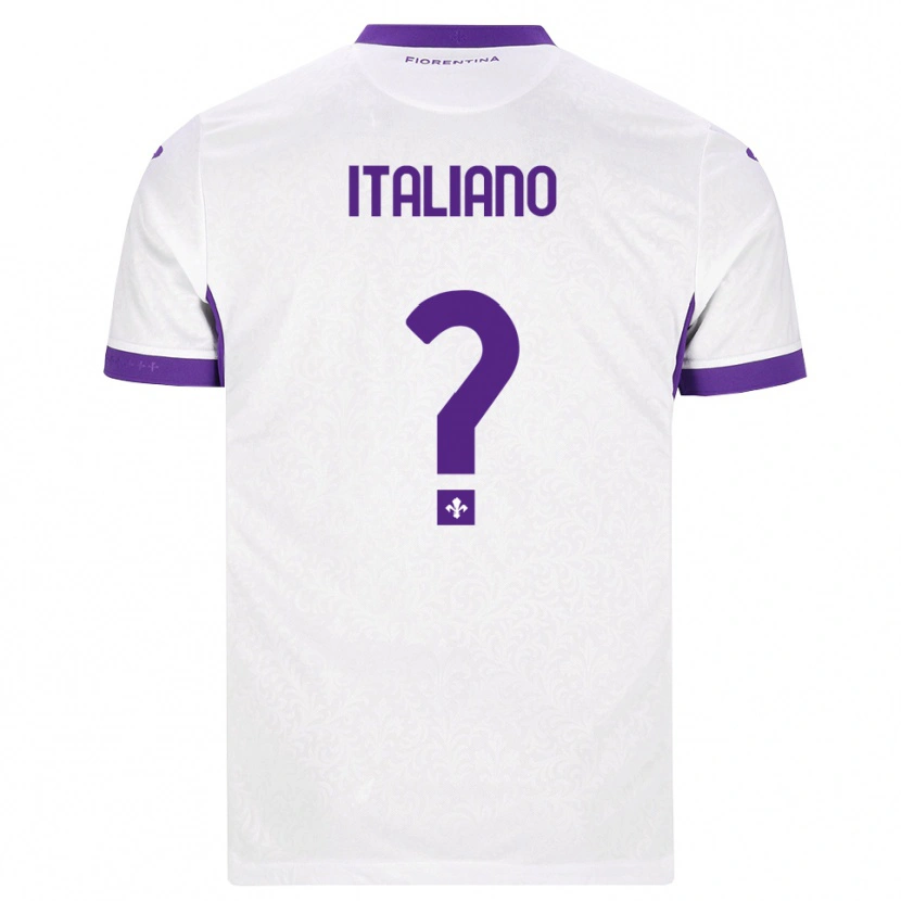 Danxen Mulher Camisola Riccardo Italiano #0 Branco Roxo Alternativa 2026/27 Camisa