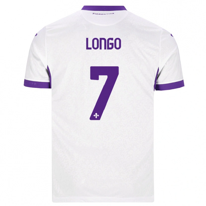 Danxen Mulher Camisola Miriam Longo #7 Branco Roxo Alternativa 2026/27 Camisa
