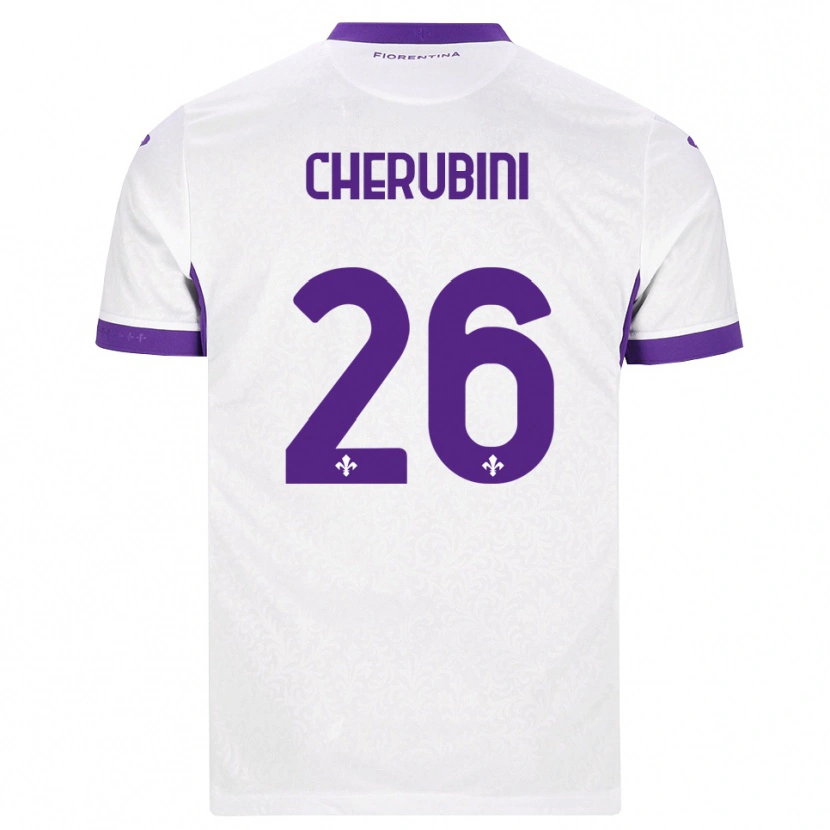 Danxen Mulher Camisola Maya Cherubini #26 Branco Roxo Alternativa 2026/27 Camisa