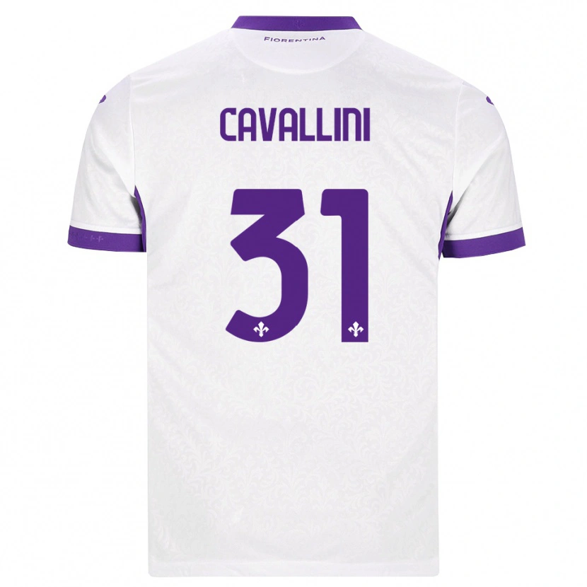 Danxen Mulher Camisola Aurora Cavallini #31 Branco Roxo Alternativa 2026/27 Camisa