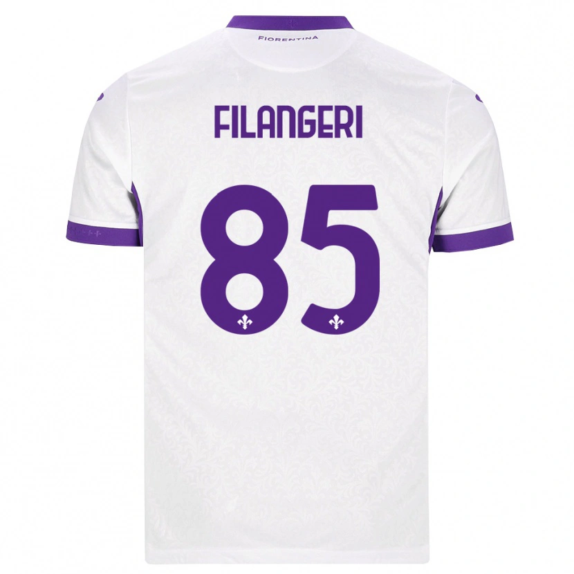 Danxen Mulher Camisola Maria Luisa Filangeri #85 Branco Roxo Alternativa 2026/27 Camisa