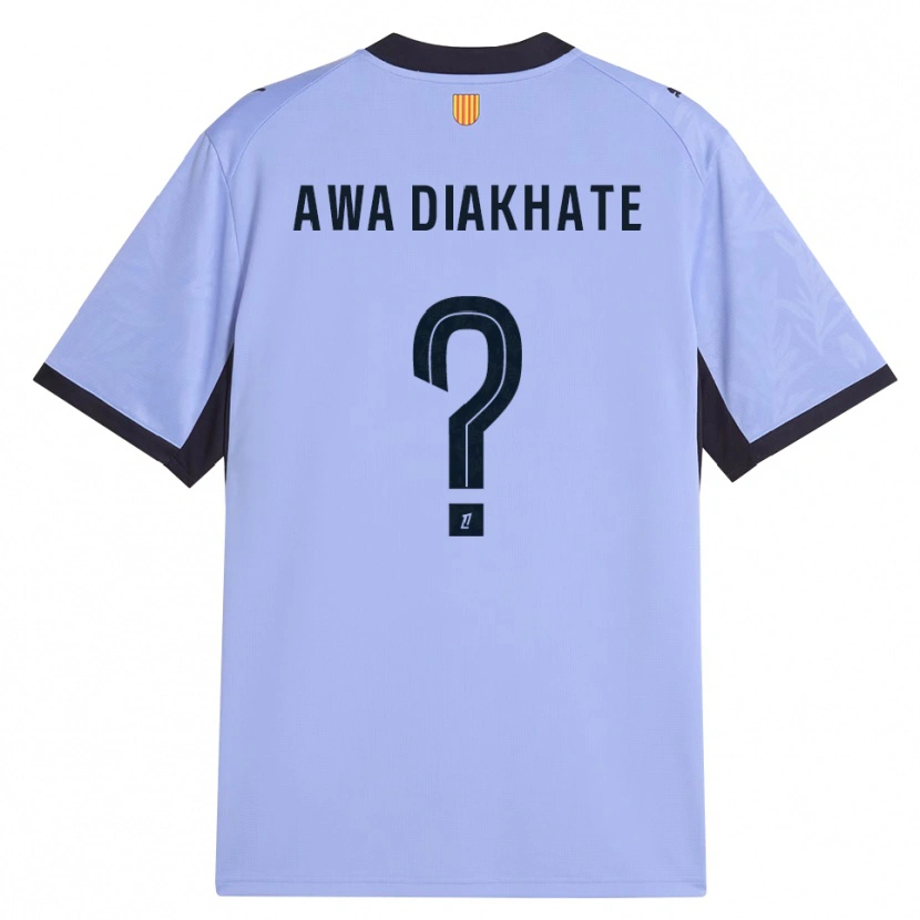 Danxen Mulher Camisola Ndeye Awa Diakhate #0 Lavanda Preto Terceiro 2026/27 Camisa