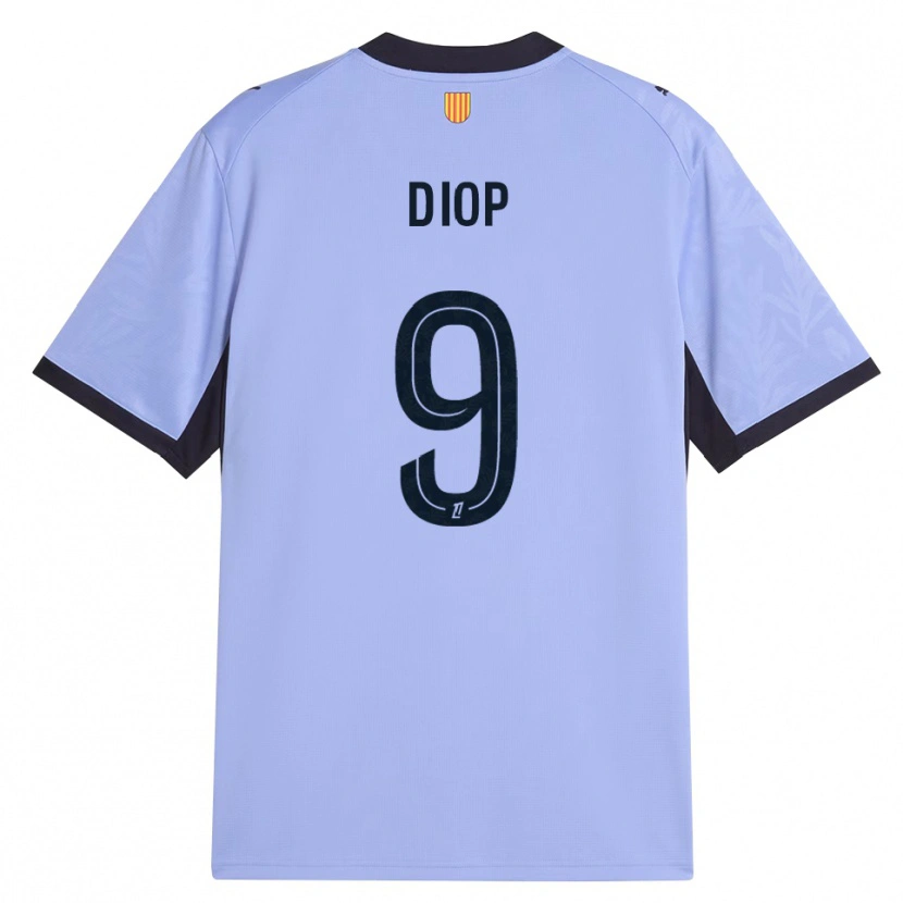 Danxen Mulher Camisola Mama Diop #9 Lavanda Preto Terceiro 2026/27 Camisa