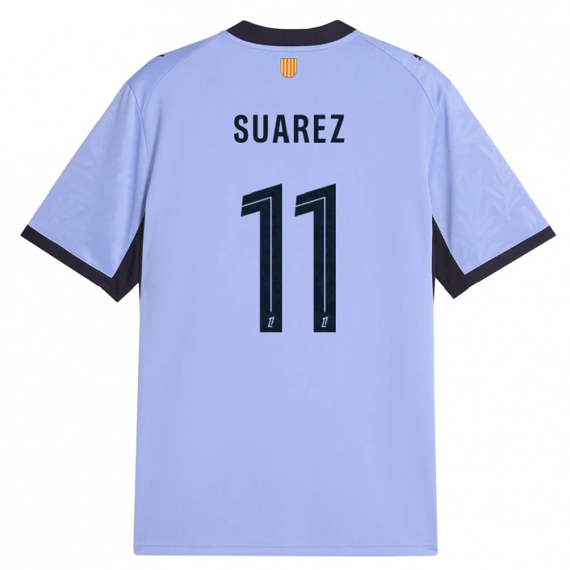 Danxen Mulher Camisola Luis Suarez #11 Lavanda Preto Terceiro 2026/27 Camisa