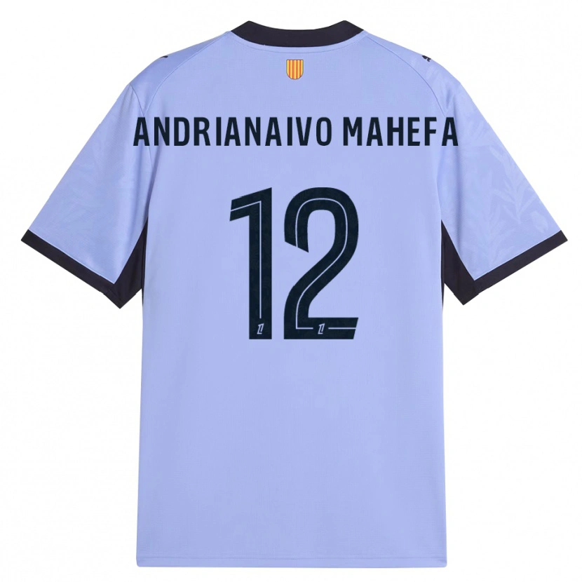 Danxen Mulher Camisola Mathis Andrianaivo Mahefa #12 Lavanda Preto Terceiro 2026/27 Camisa