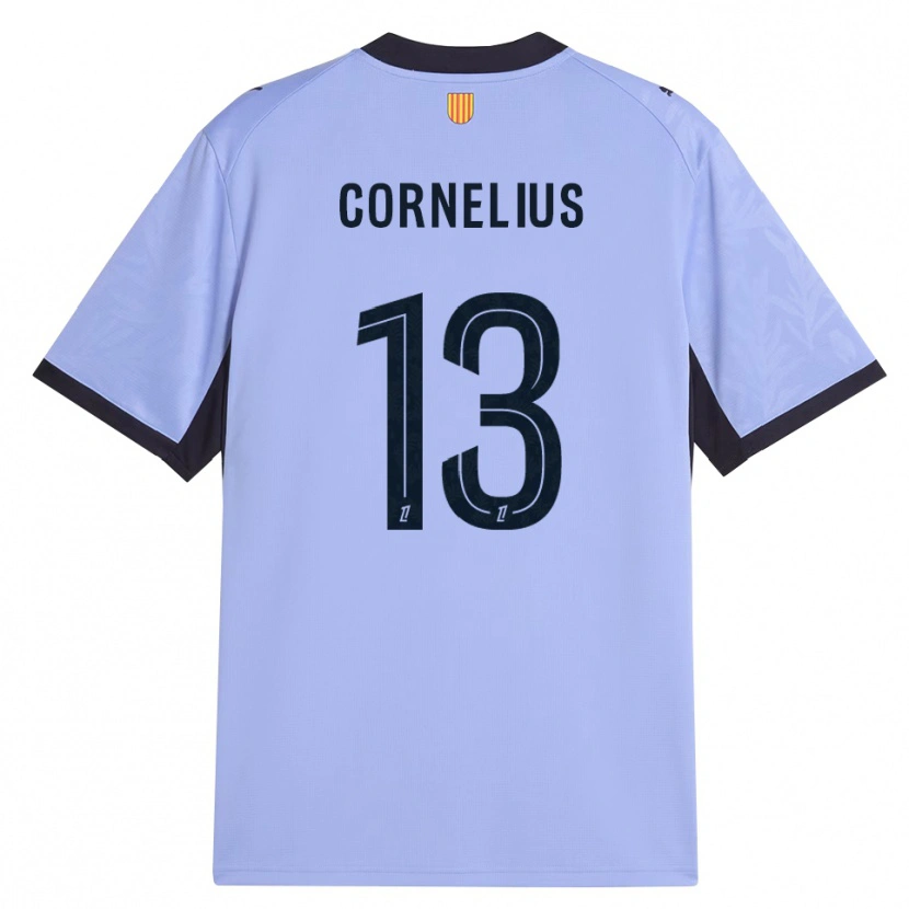 Danxen Mulher Camisola Derek Cornelius #13 Lavanda Preto Terceiro 2026/27 Camisa