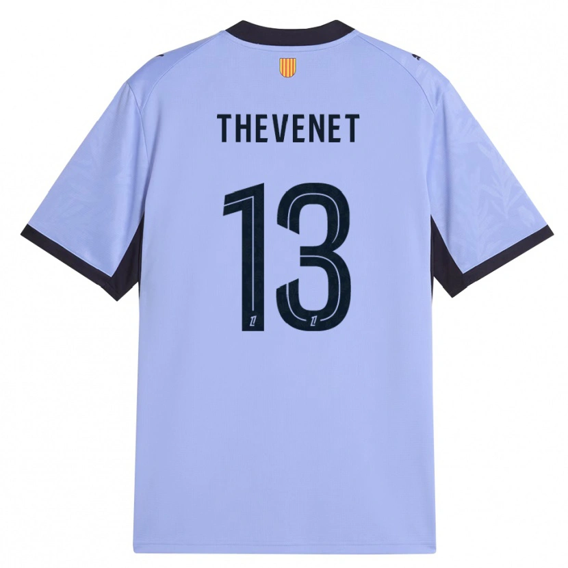Danxen Mulher Camisola Maxence Thevenet #13 Lavanda Preto Terceiro 2026/27 Camisa