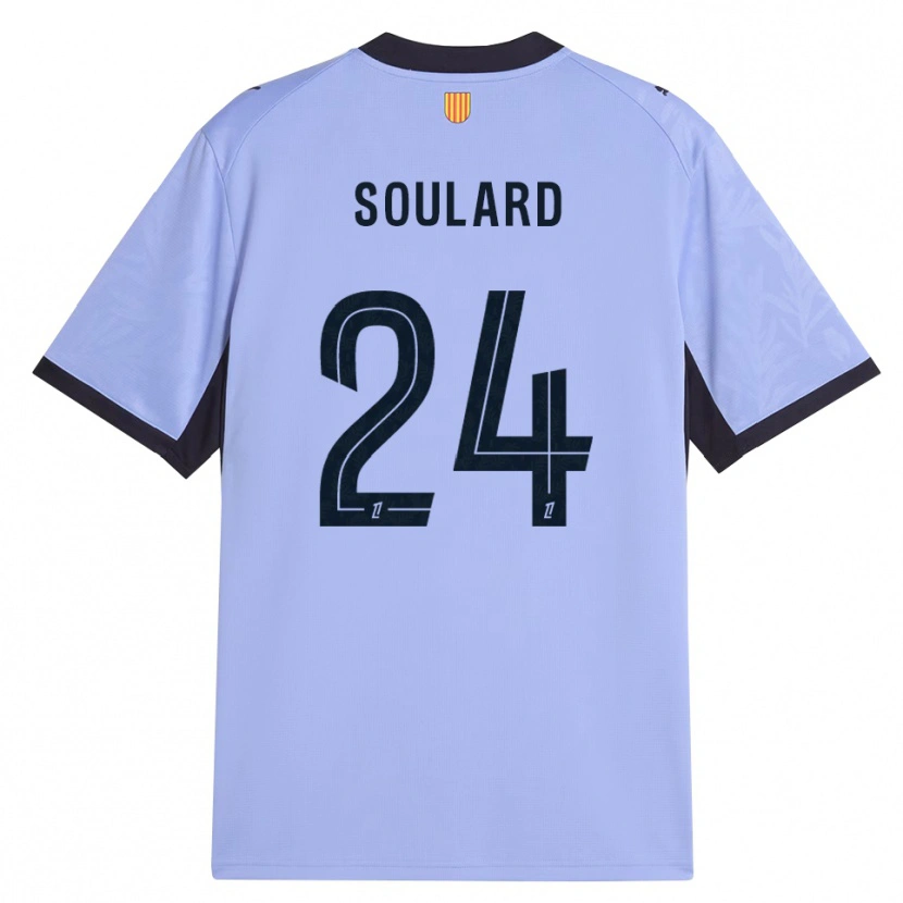 Danxen Mulher Camisola Amandine Soulard #24 Lavanda Preto Terceiro 2026/27 Camisa