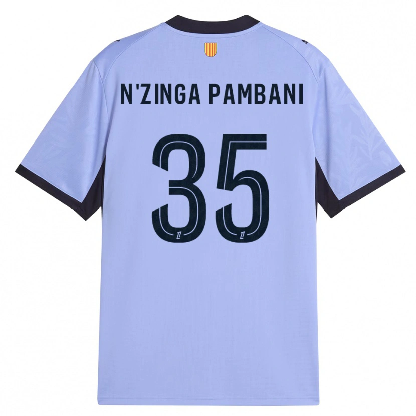 Danxen Mulher Camisola Pladi N'zinga Pambani #35 Lavanda Preto Terceiro 2026/27 Camisa