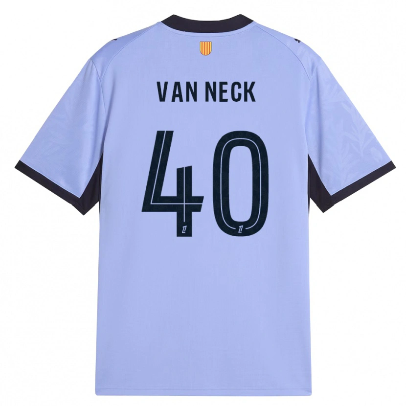 Danxen Mulher Camisola Jelle Van Neck #40 Lavanda Preto Terceiro 2026/27 Camisa