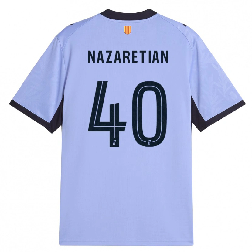 Danxen Mulher Camisola Manuel Nazaretian #40 Lavanda Preto Terceiro 2026/27 Camisa
