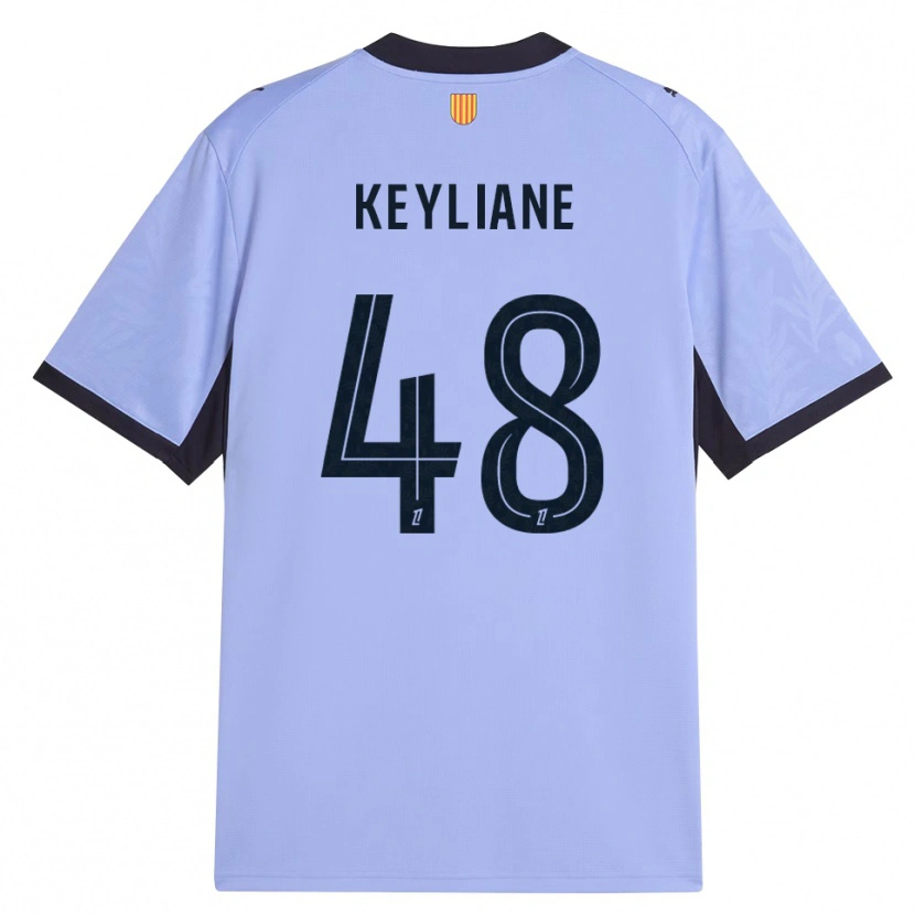 Danxen Mulher Camisola Keyliane Abdallah #48 Lavanda Preto Terceiro 2026/27 Camisa