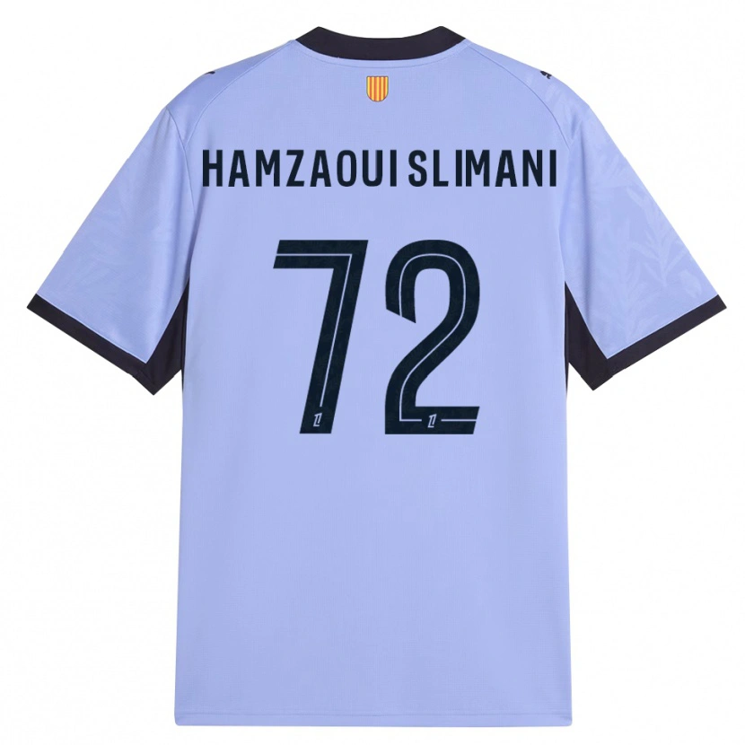 Danxen Mulher Camisola Hilan Hamzaoui Slimani #72 Lavanda Preto Terceiro 2026/27 Camisa
