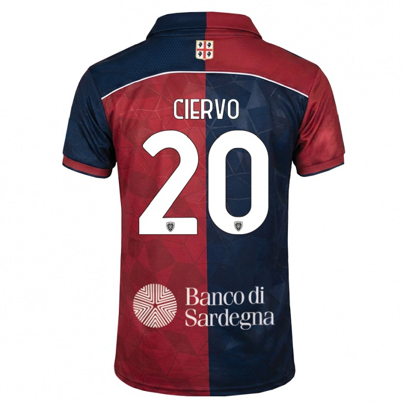 Danxen Mulher Camisola Riccardo Ciervo #20 Bordô Azul Real Principal 2026/27 Camisa