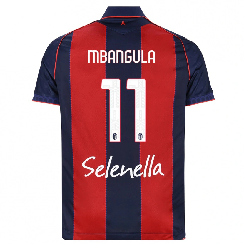 Danxen Mulher Camisola Samuel Mbangula #11 Azul Real Vermelho Branco Principal 2026/27 Camisa