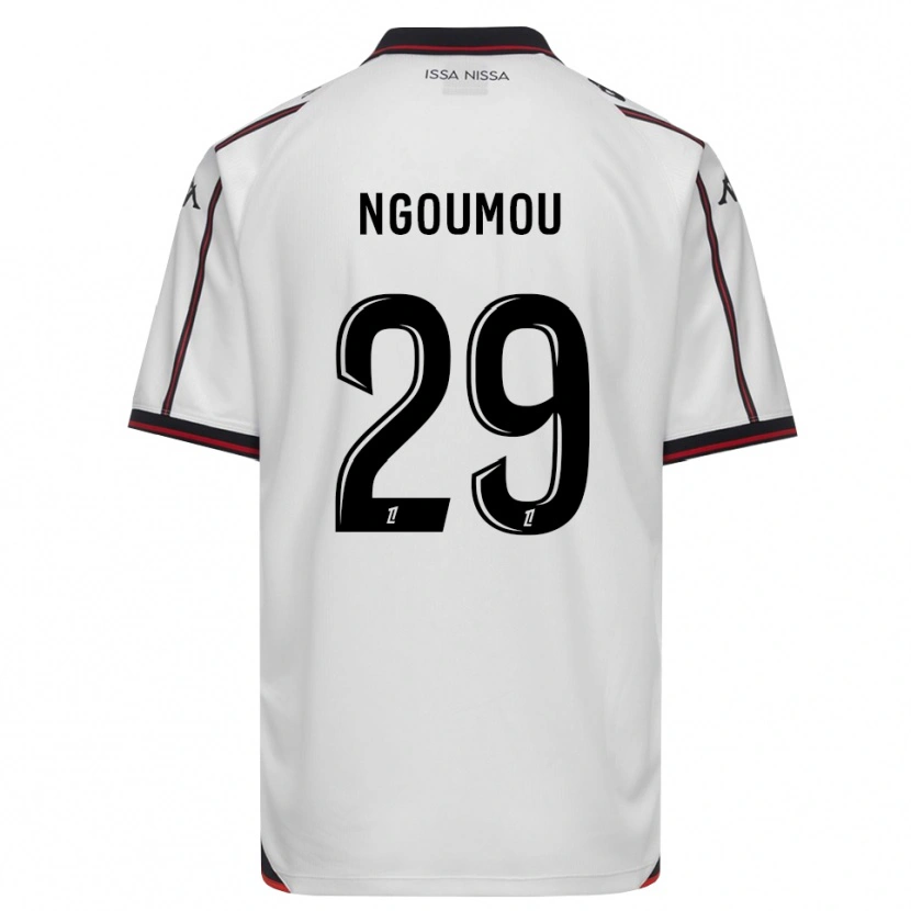 Danxen Mulher Camisola Nathan Ngoumou #29 Preto Branco Alternativa 2026/27 Camisa