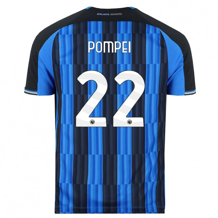 Danxen Mulher Camisola Thomas Pompei #22 Azul Preto Vermelho Principal 2026/27 Camisa
