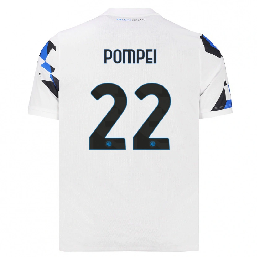 Danxen Mulher Camisola Thomas Pompei #22 Branco Vermelho Azul Alternativa 2026/27 Camisa