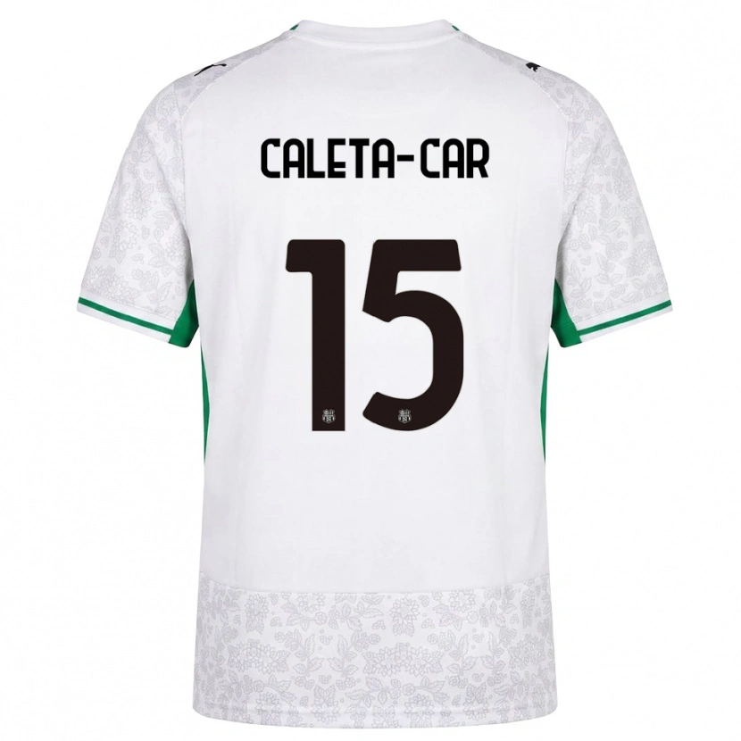 Danxen Criança Camisola Duje Caleta-Car #15 Verde Preto Branco Alternativa 2026/27 Camisa