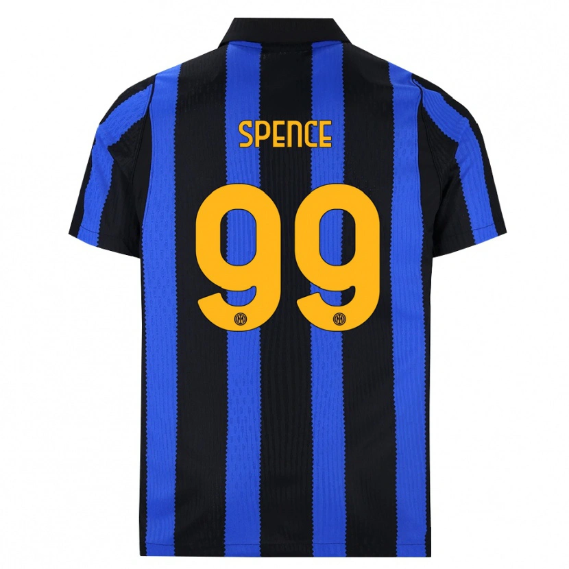 Danxen Criança Camisola Djed Spence #99 Preto Azul Amarelo Principal 2026/27 Camisa