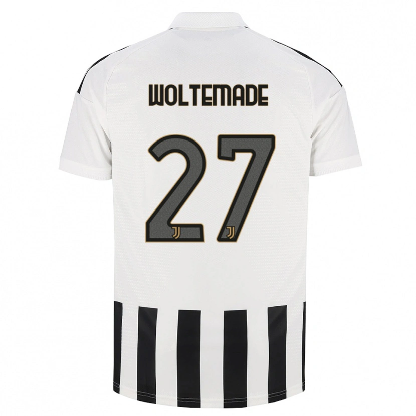 Danxen Criança Camisola Nick Woltemade #27 Preto Branco Marrom Principal 2026/27 Camisa