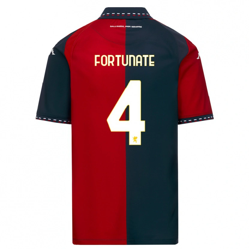 Danxen Criança Camisola Tony Fortunate #4 Vermelho Preto Branco Principal 2026/27 Camisa