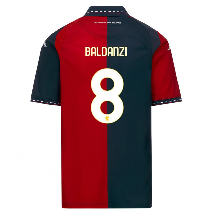 Danxen Criança Camisola Tommaso Baldanzi #8 Vermelho Preto Branco Principal 2026/27 Camisa