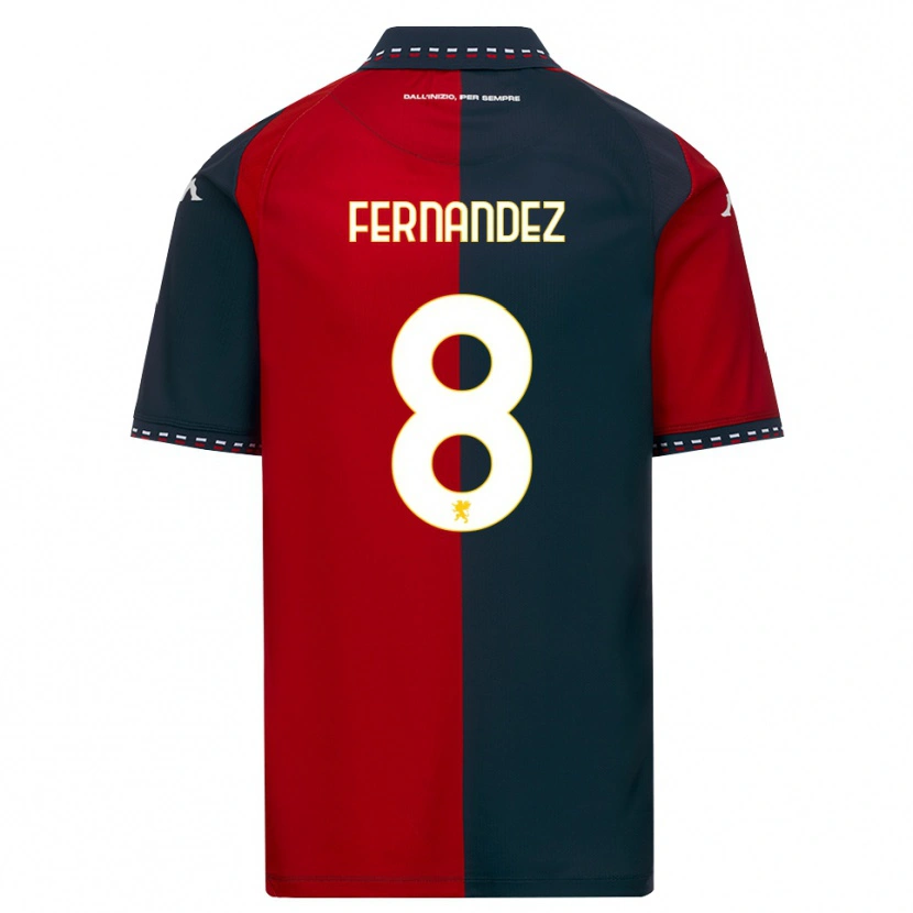 Danxen Criança Camisola Maria Fernandez #8 Vermelho Preto Branco Principal 2026/27 Camisa