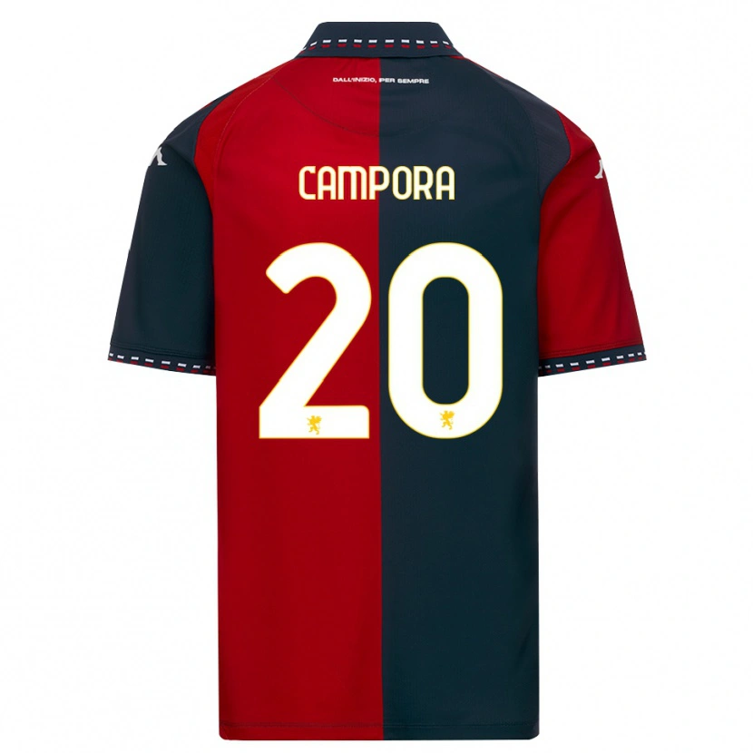 Danxen Criança Camisola Alice Campora #20 Vermelho Preto Branco Principal 2026/27 Camisa