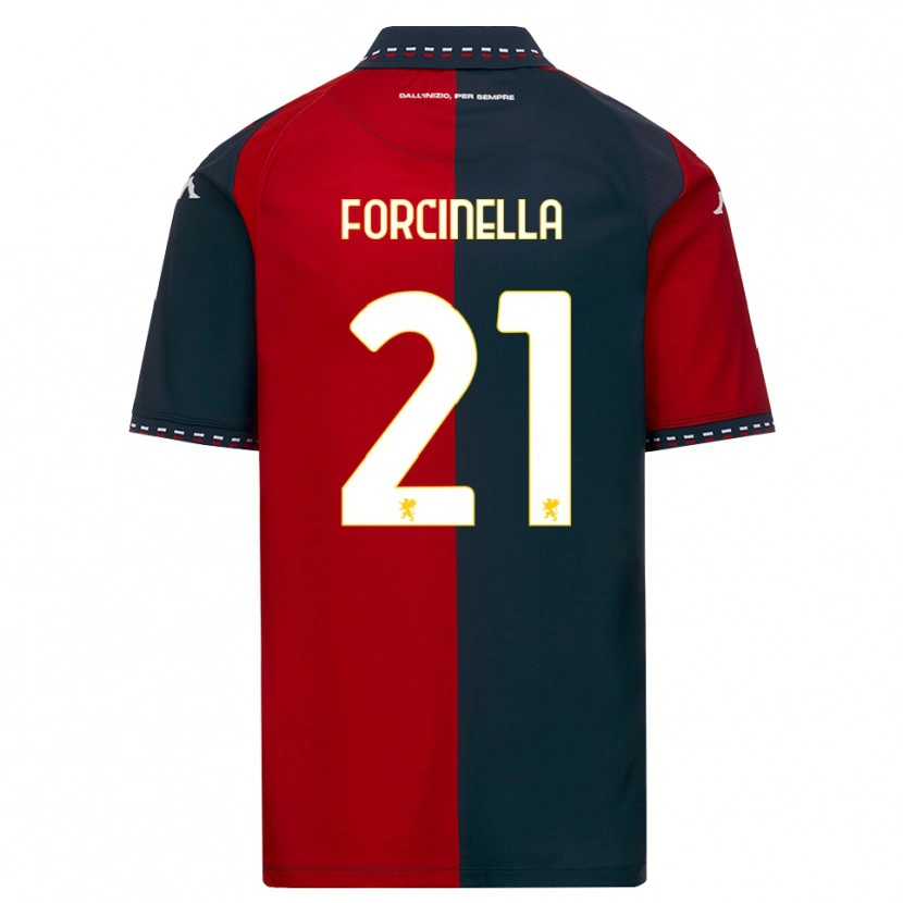 Danxen Criança Camisola Camilla Forcinella #21 Vermelho Preto Branco Principal 2026/27 Camisa