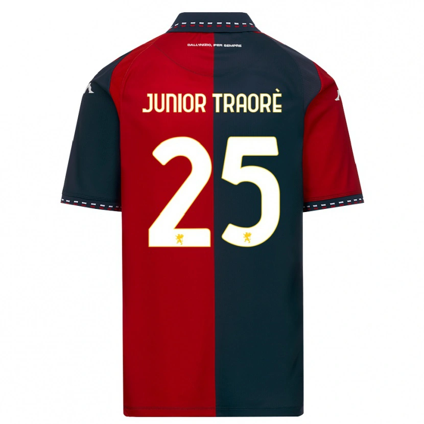 Danxen Criança Camisola Hamed Traoré #25 Vermelho Preto Branco Principal 2026/27 Camisa