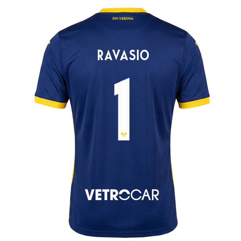 Danxen Criança Camisola Manuel Ravasio #1 Azul Real Amarelo Branco Principal 2026/27 Camisa