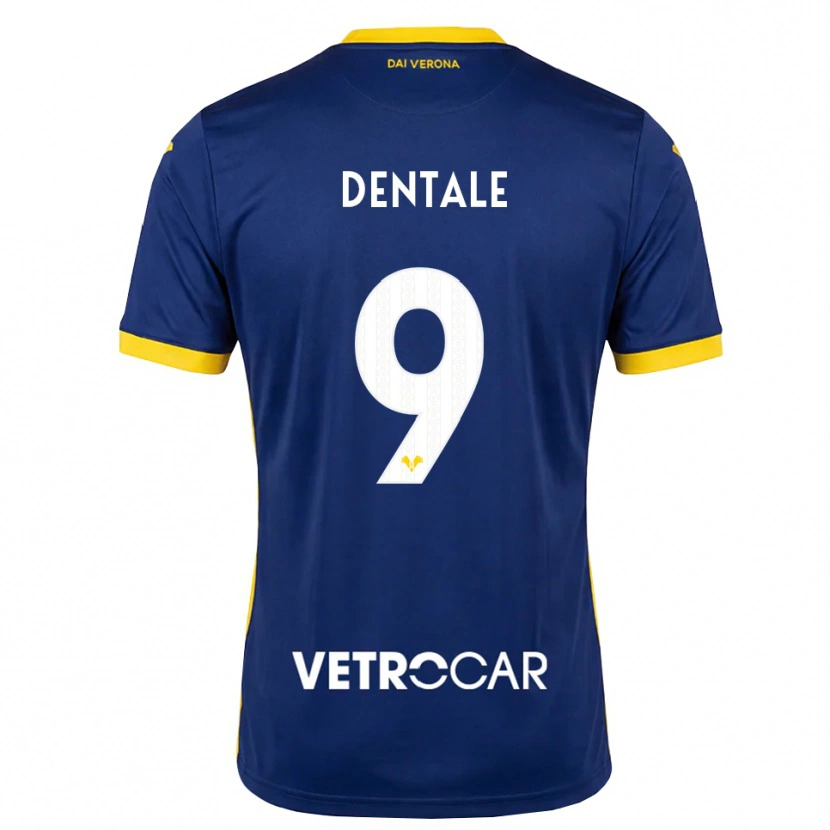 Danxen Criança Camisola Alessandro Dentale #9 Azul Real Amarelo Branco Principal 2026/27 Camisa