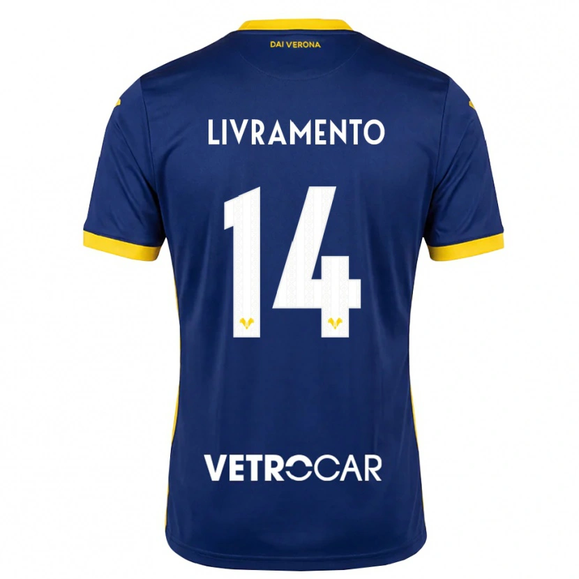 Danxen Criança Camisola Dailon Livramento #14 Azul Real Amarelo Branco Principal 2026/27 Camisa