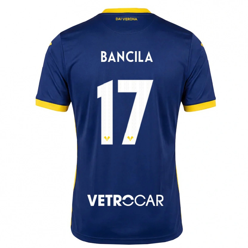 Danxen Criança Camisola Darius Bancila #17 Azul Real Amarelo Branco Principal 2026/27 Camisa