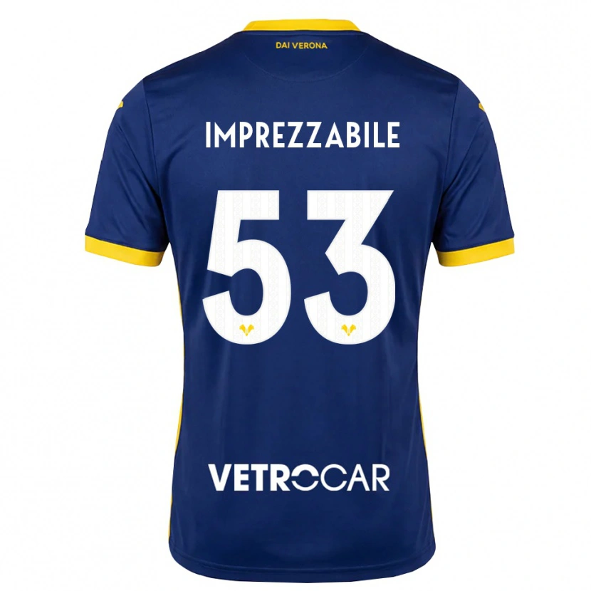 Danxen Criança Camisola Francesca Imprezzabile #53 Azul Real Amarelo Branco Principal 2026/27 Camisa