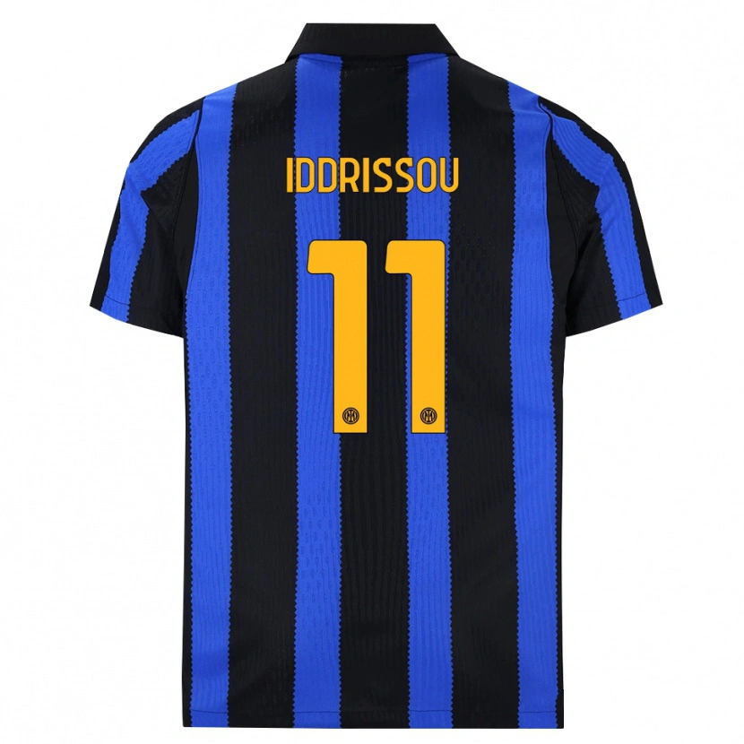 Danxen Criança Camisola Jamal Iddrissou #11 Preto Azul Amarelo Principal 2026/27 Camisa
