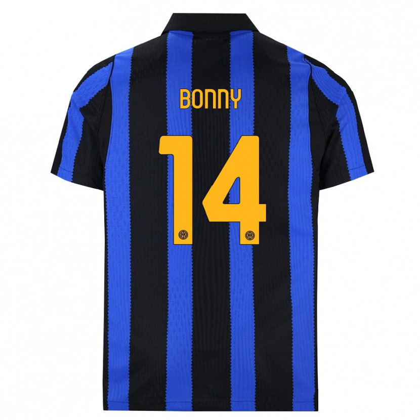 Danxen Criança Camisola Ange-Yoan Bonny #14 Preto Azul Amarelo Principal 2026/27 Camisa
