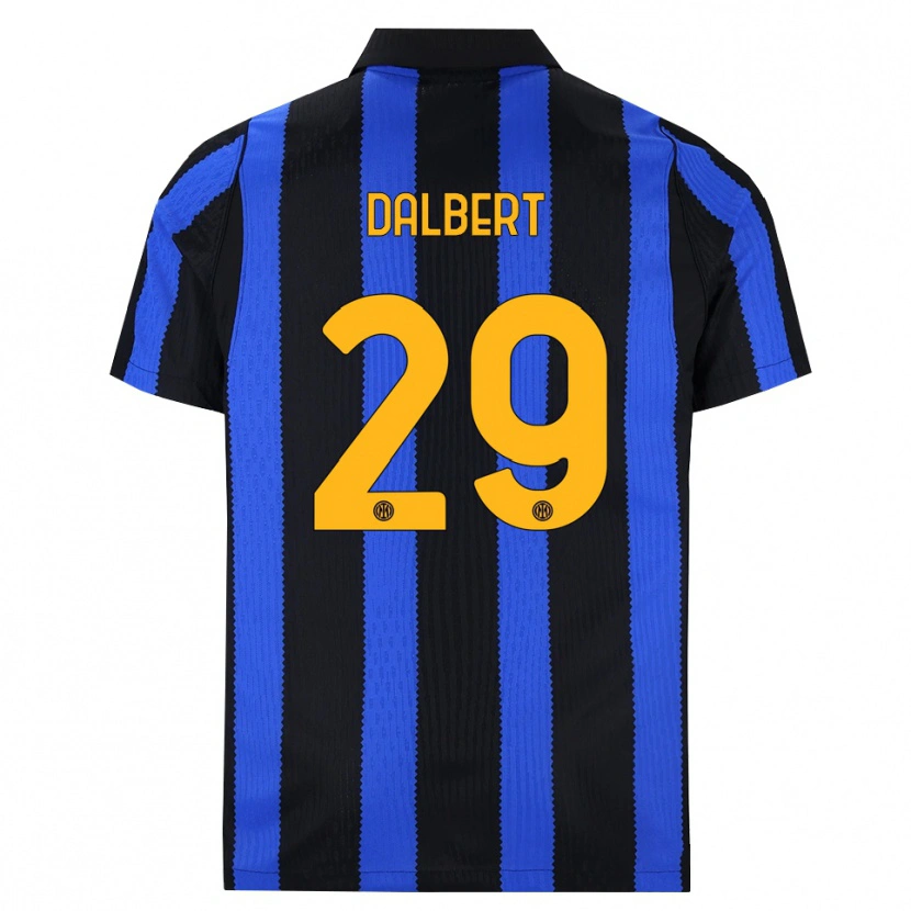 Danxen Criança Camisola Dalbert #29 Preto Azul Amarelo Principal 2026/27 Camisa