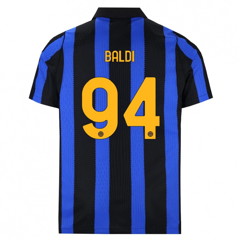 Danxen Criança Camisola Rachele Baldi #94 Preto Azul Amarelo Principal 2026/27 Camisa