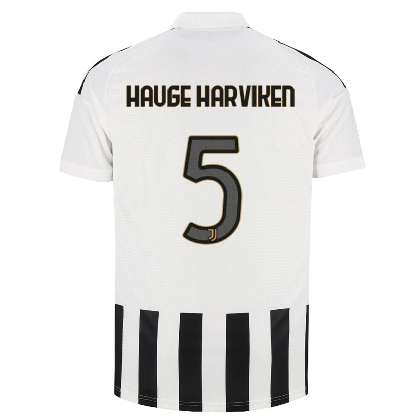 Danxen Criança Camisola Mathilde Hauge Harviken #5 Preto Branco Marrom Principal 2026/27 Camisa