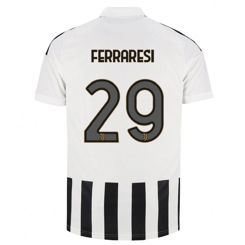 Danxen Criança Camisola Eleonora Ferraresi #29 Preto Branco Marrom Principal 2026/27 Camisa